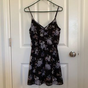 Black Floral Summer Dress